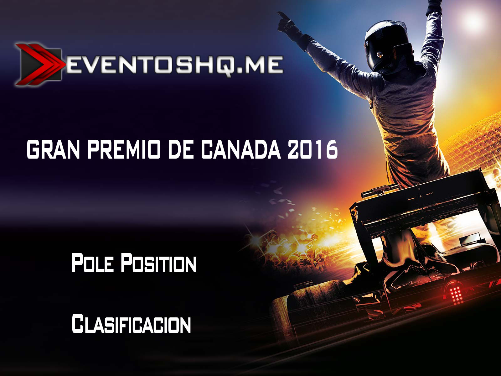 Repeticion Formula 1 GP Canada Pole Position 2016 Español Latino