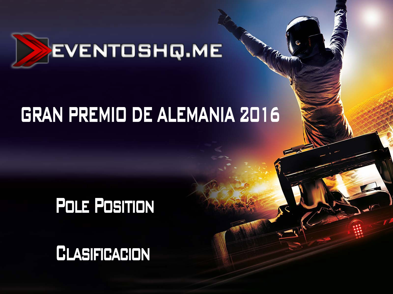 Repeticion Formula 1 GP Alemania Pole Position 2016 Español Latino