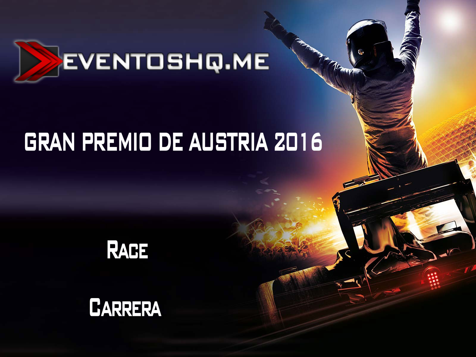 Repeticion Formula 1 GP Austria Carrera 2016 Español Latino
