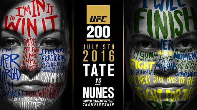 Watch Replay UFC 200 Tate vs Nunes Prelims